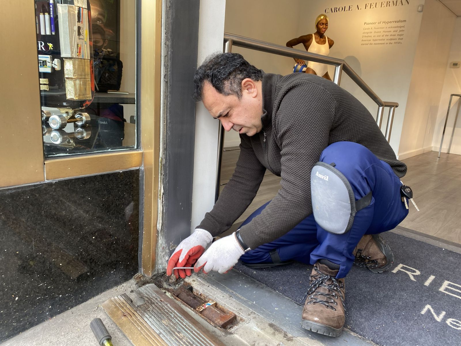 Storefront Door Alignment West 52nd Street & sixth ave