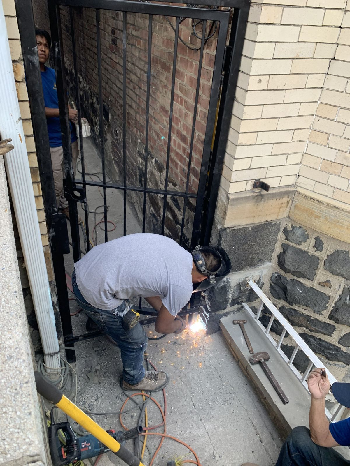 Storefront Steel Frame Repair east 47th st and madison ave midtown manhattan A