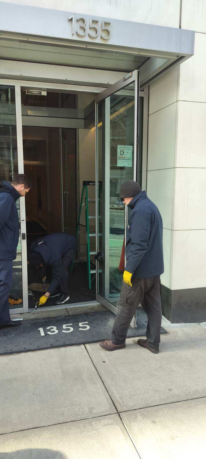 Commercial Door Adjustment West 57th Street Retail Entrance